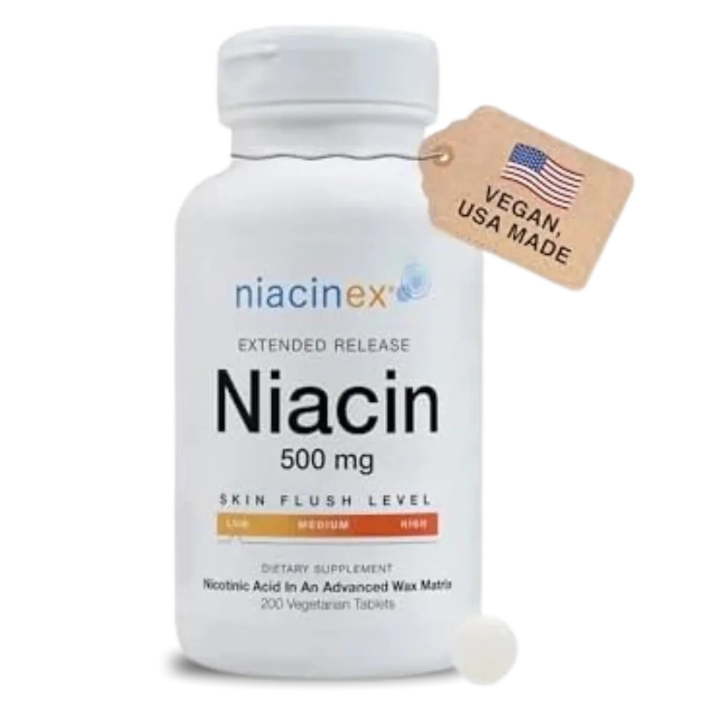 Niacin 500 mg - Minimal To No Flushing