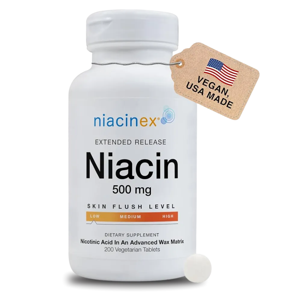 Niacin 500 mg - Minimal To No Flushing