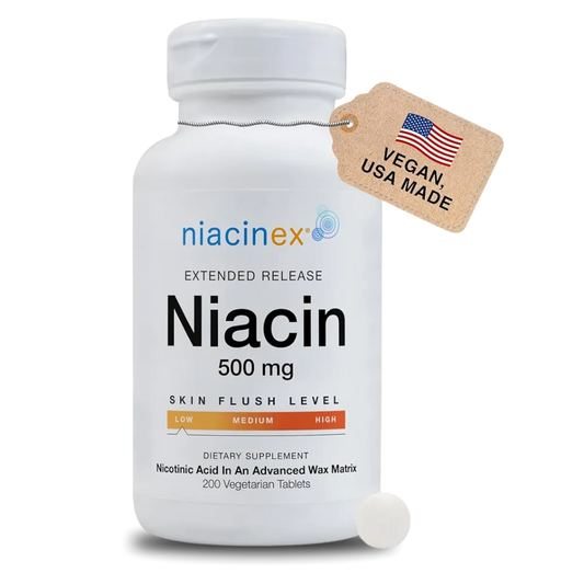 Niacin 500 mg - Minimal To No Flushing